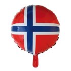 Norge Folieballon Rund