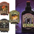 Halloween Gift Flaskeetiket