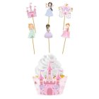 Prinsesse Cupcake Wrappers & Kagepinde