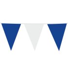 Vimpelguirlande Blå/Hvid