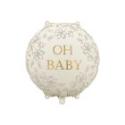 Oh Baby Blomster Folieballon