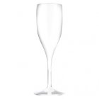 Premium Plastik Champagneglas Hvid
