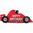 Racerbil Happy Birthday Folieballon