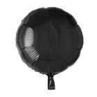 Rund Folieballon Sort