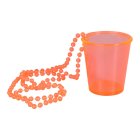 Neon Shotglas Halskæde Orange