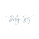 Baby Boy Banner Lyseblå
