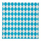 Oktoberfest Servietter Blå/Hvid