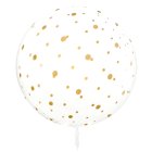 Guldprikkede Plast Balloner