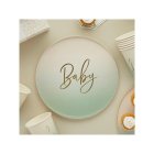 Baby Paptallerkener Ombre Grøn