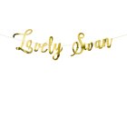 Lovely Swan Guirlande Guld