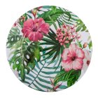 Tropiske Blomster Pyntetallerken