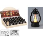 LED Olielampe Sort