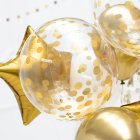 Orbz Konfetti Ballon Guld