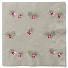 Dansk Jul Servietter Beige