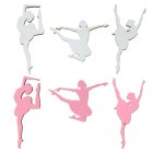 Ballerina Bordpynt Lyserød/Hvid