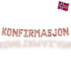 Konfirmasjon Ballonguirlande Rosaguld