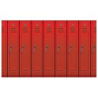High School Locker Vægbaggrund
