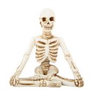 Siddende Skeletdekoration Hvid