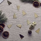 Juletræ Konfetti Guld