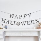 Happy Halloween Guirlande Sort