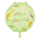 Happy Birthday Safari Folieballon