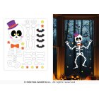 Halloween Skelet Vinduesklistermærker