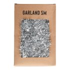 Glitter Juleguirlande Sølv