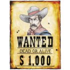 Western Wanted Plakat