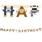 Zoo Happy Birthday Banner