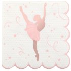 Ballerina Servietter Rosaguld