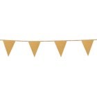 Glitter Vimpelguirlande Guld
