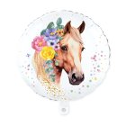 Hest med Blomster Folieballon