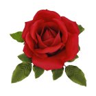 Velour Rosehoved Rød