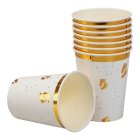 Babyfødder Papkrus Hvid/Guld