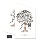 Konfirmation Fingeraftryk Plakat Dreng Sort