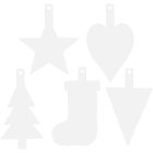 Juleophæng Hvid