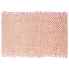 Jute Chevron Bordløber Rosa