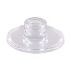 Rund Glas Lysestage Klar