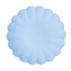 Pastel Plasttallerkener Lyseblå