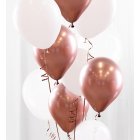 Ballonbuket Rosaguld
