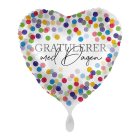 Gratulerer Med Dagen Konfetti Folieballon