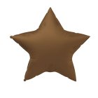 Stjerne Folieballon Chokoladebrun