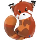 Rød Panda Folieballon