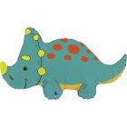 Triceratops Folieballon