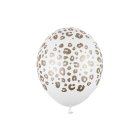 Leopard Balloner Pastel Hvid