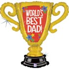 Trofæ World's Best Dad Folieballon