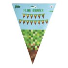 Minecraft® Vimpelguirlande Grøn