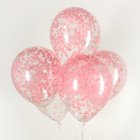 Konfetti Balloner Lyserød