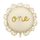 1 års 'One' Rund Folieballon