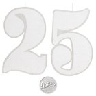 25 Års Loftsdekoration Sølv